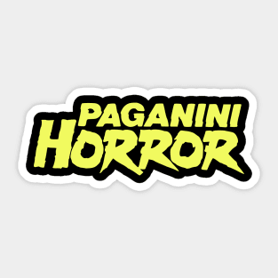 Paganini Horror Sticker